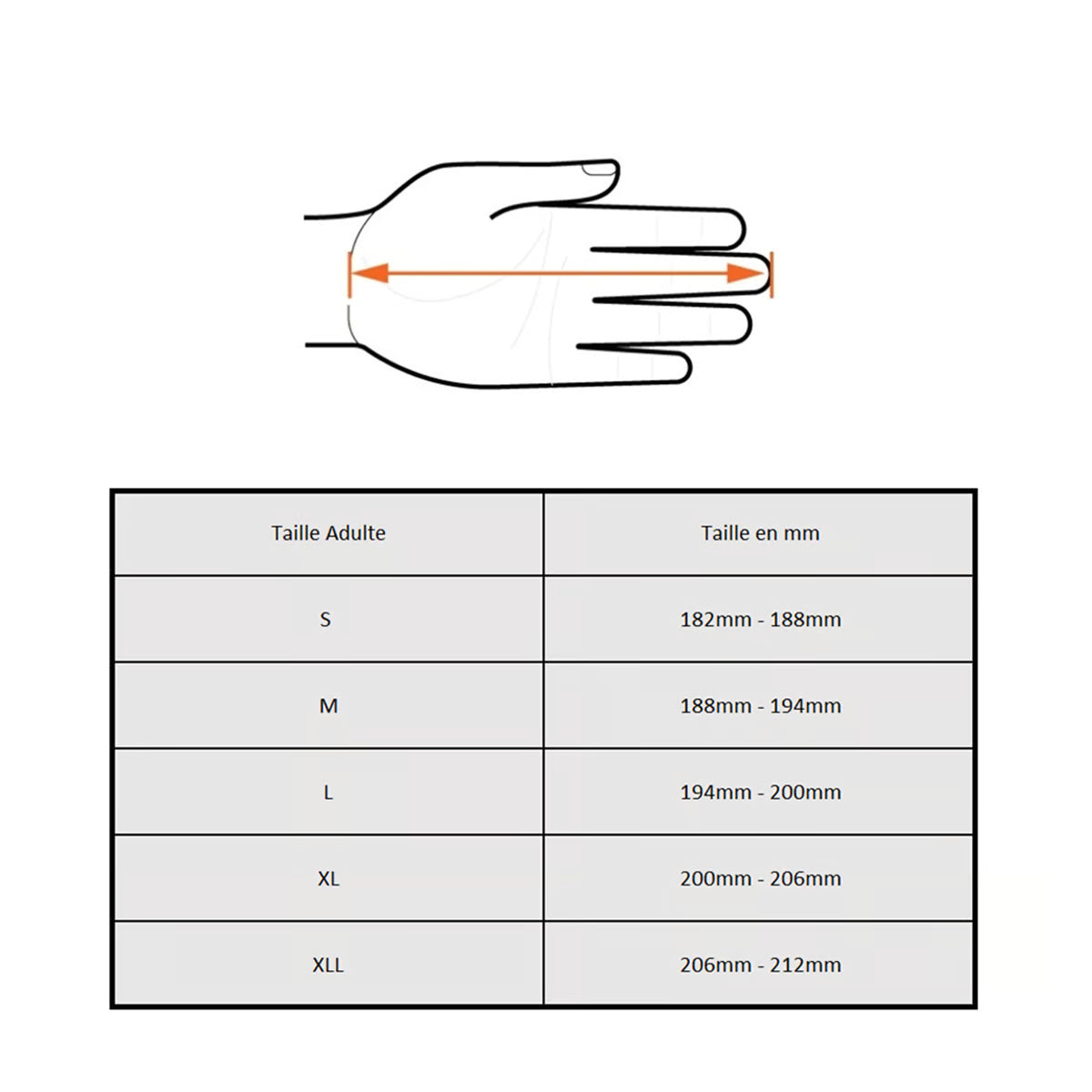 Gants cross apollo Rouge