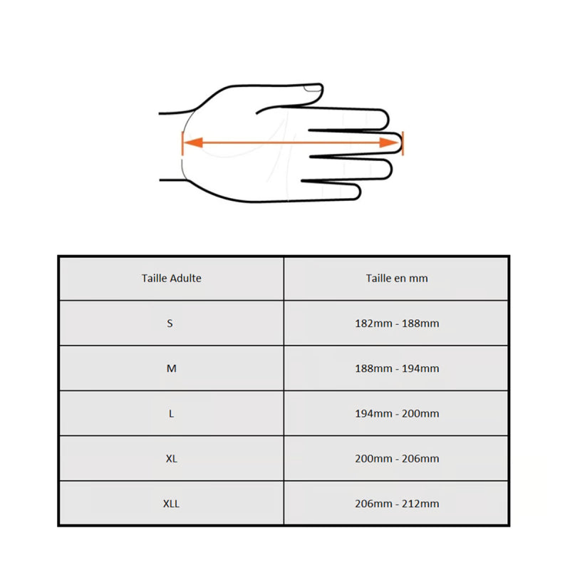 Gants cross apollo Orange