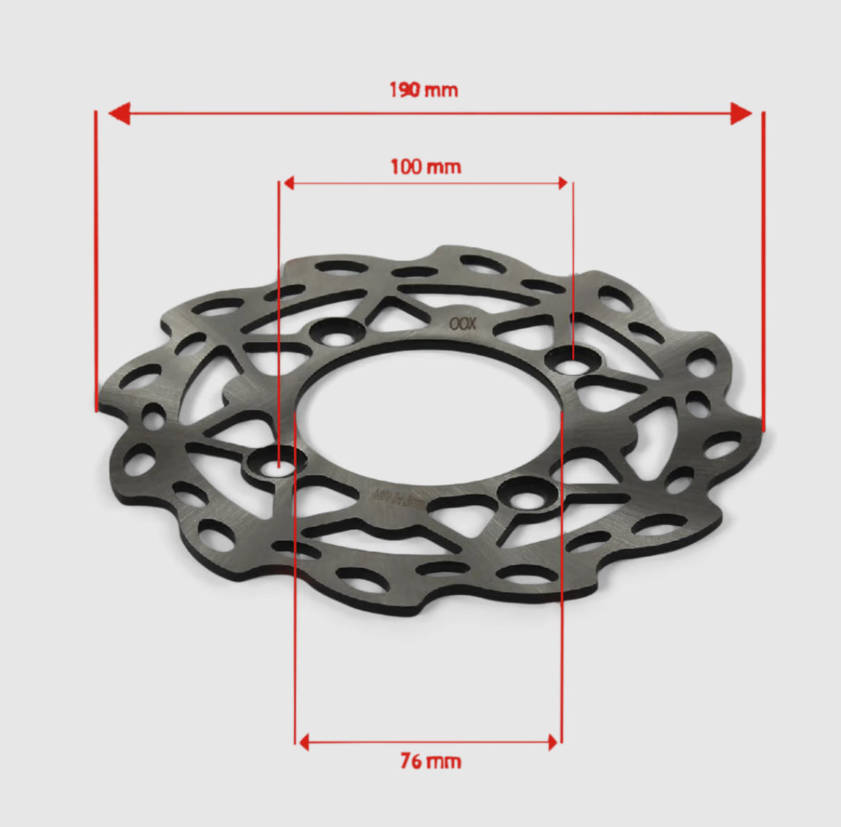 Disque de frein ø76mm 190mm