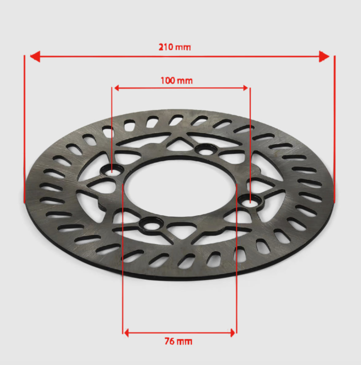 Disque de frein ø76mm 210mm