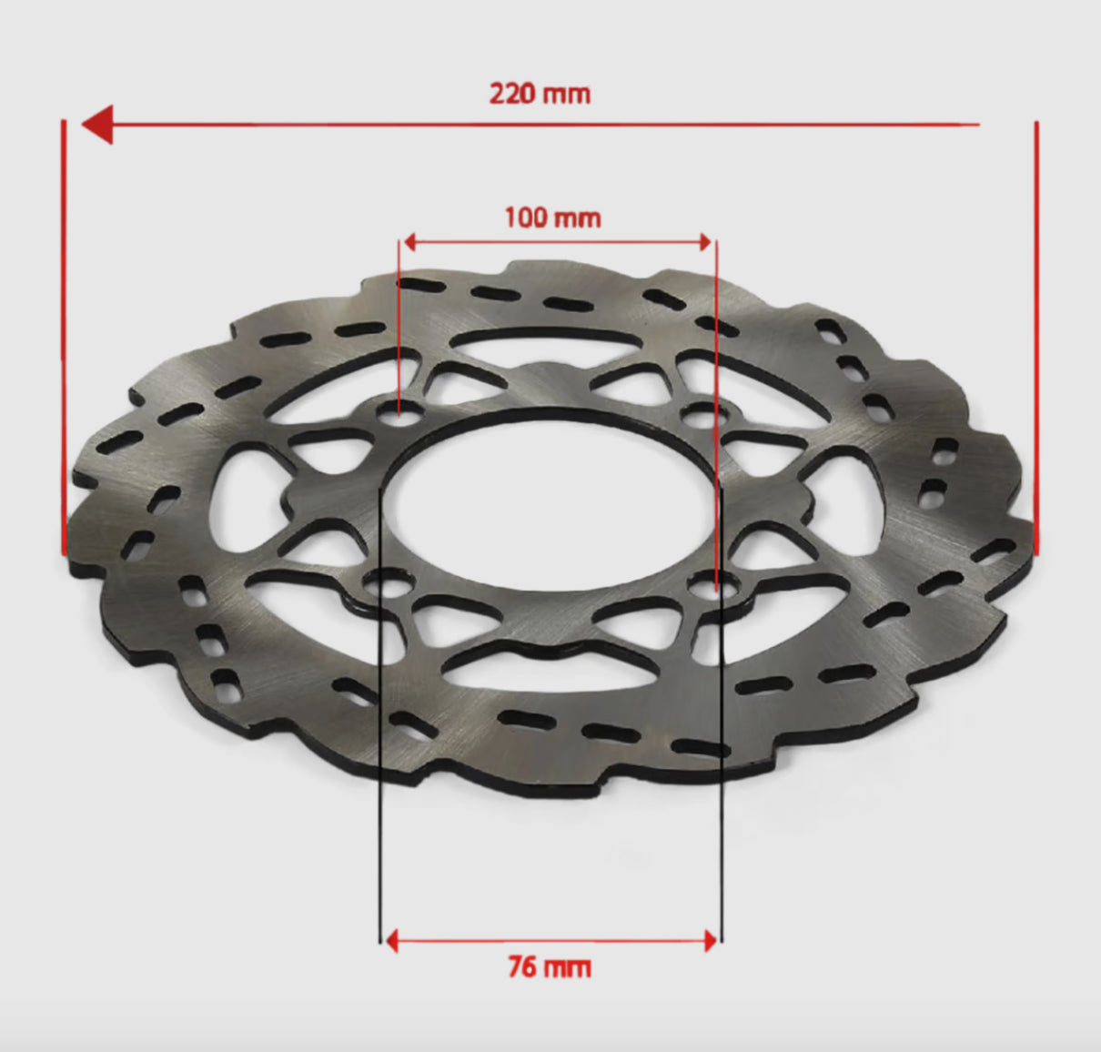 Disque de frein ø76mm 220mm
