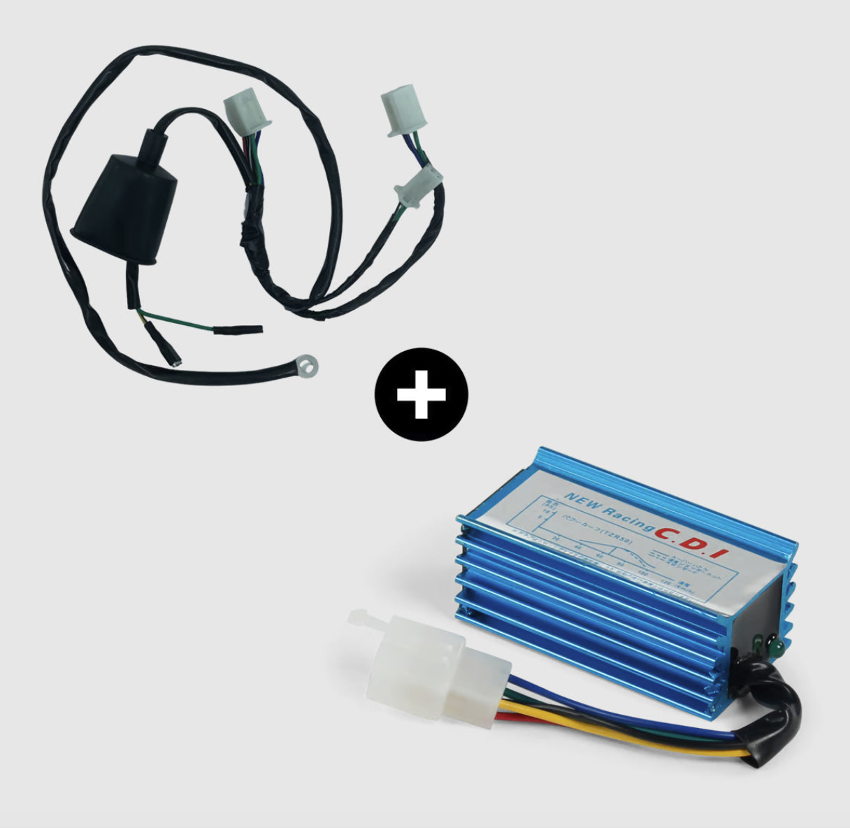 Cdi racing + faisceau électrique 1 broche v2 Bleu