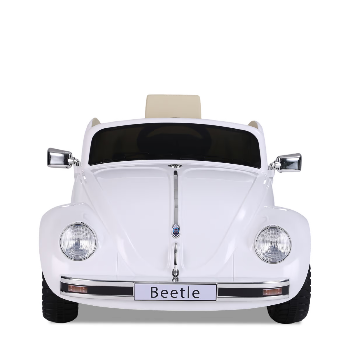 Voiture électrique enfant volkswagen coccinelle version rétro Blanc