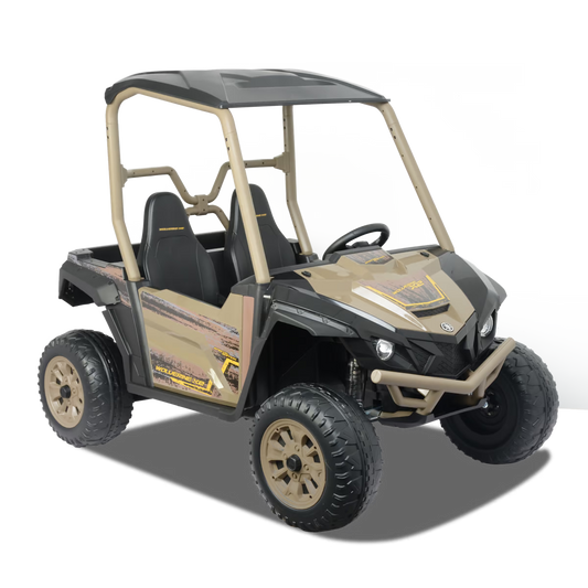 Buggy électrique enfant Yamaha Wolverine X2 Beige