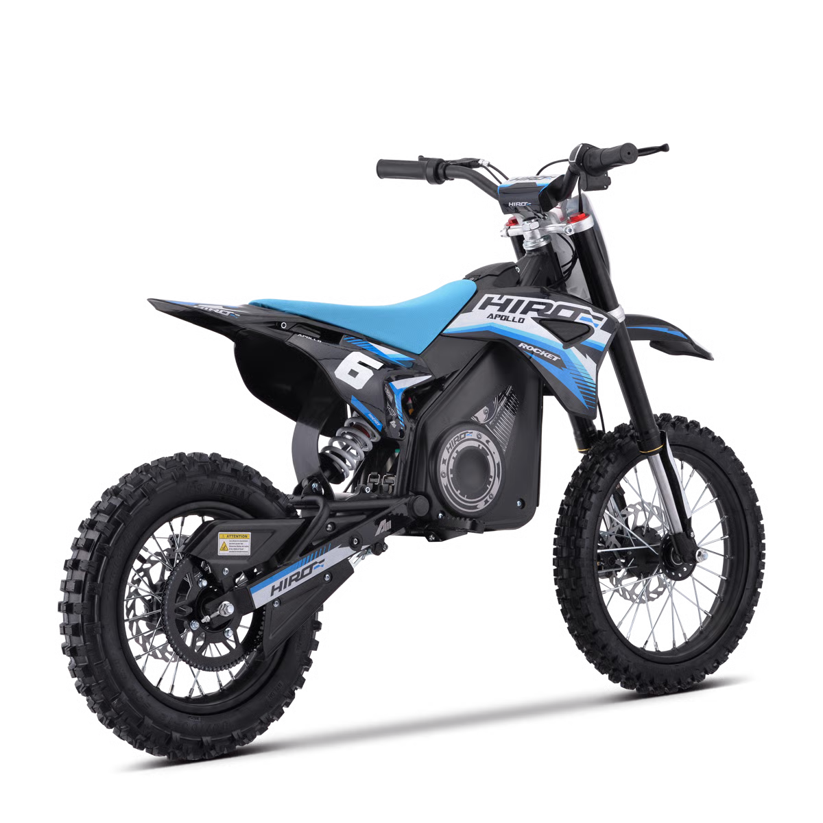 Dirt bike enfant électrique hiro rocket 1600 brushless Bleu