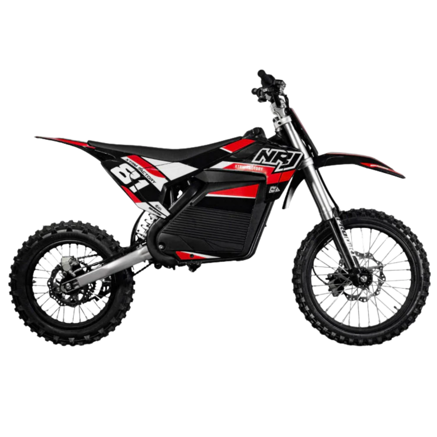Motocross électrique NRJ 5000WATTS - 72V30AH - 17/14