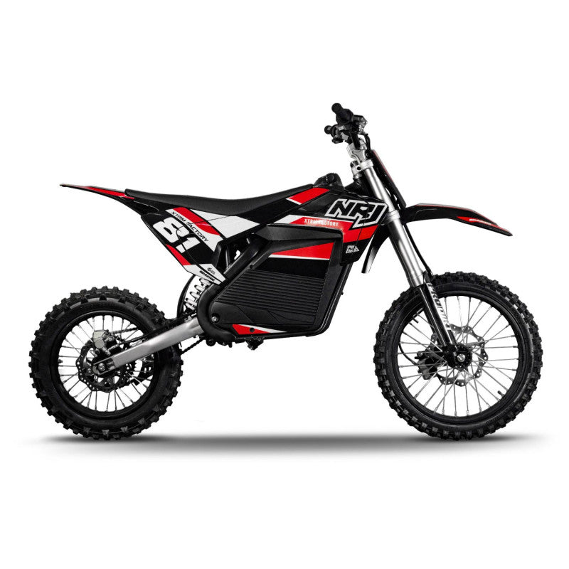 Motocross électrique NRJ 5000WATTS - 72V30AH - 17/14