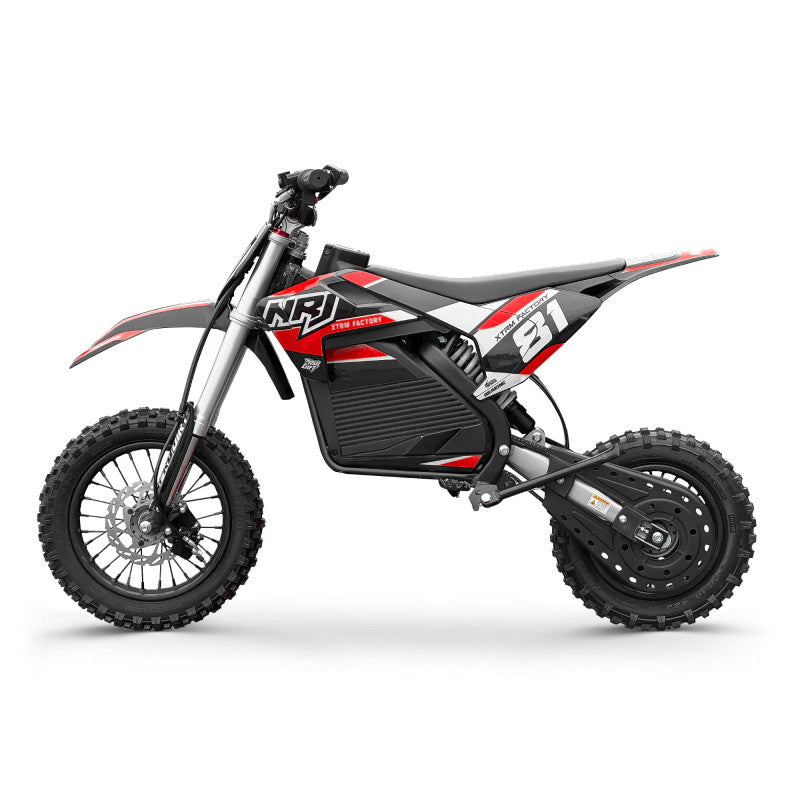 Moto enfant électrique lithium NRJ 1000W 12/10 Bleu
