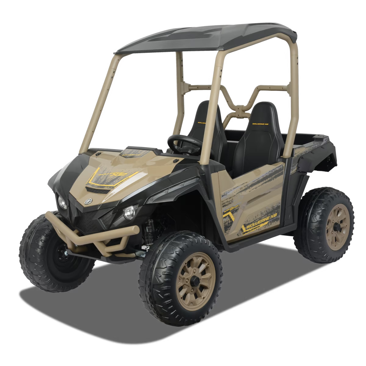 Buggy électrique enfant Yamaha Wolverine X2 Beige