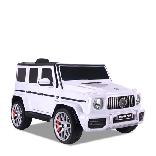 Voiture électrique enfant mercedes benz amg g63 Blanc
