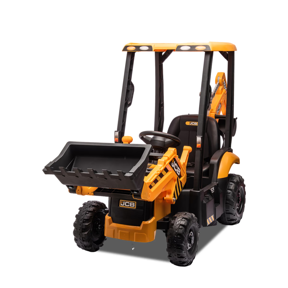 Tractopelle électrique enfant jcb 12v Jaune