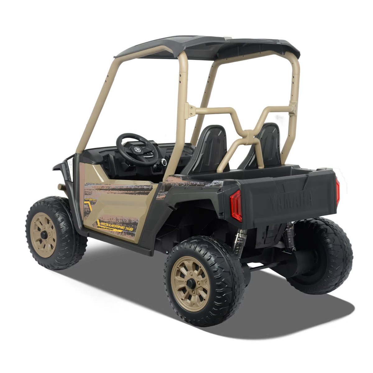 Buggy électrique enfant Yamaha Wolverine X2 Beige