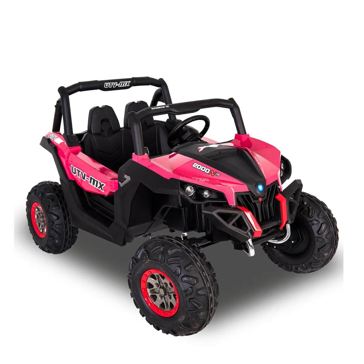 Buggy électrique enfant smx raptor 4wd Blanc