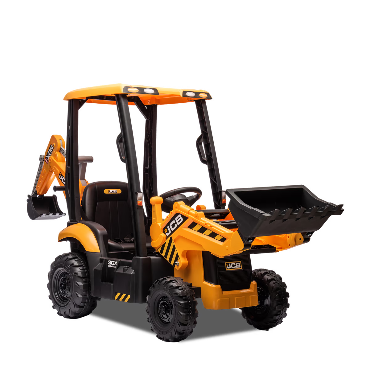Tractopelle électrique enfant jcb 12v Jaune