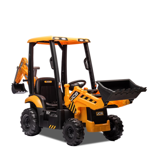 Tractopelle électrique enfant jcb 12v Jaune