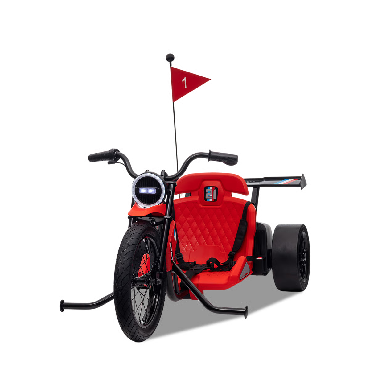 Karting électrique enfant drift trike 24v Rouge