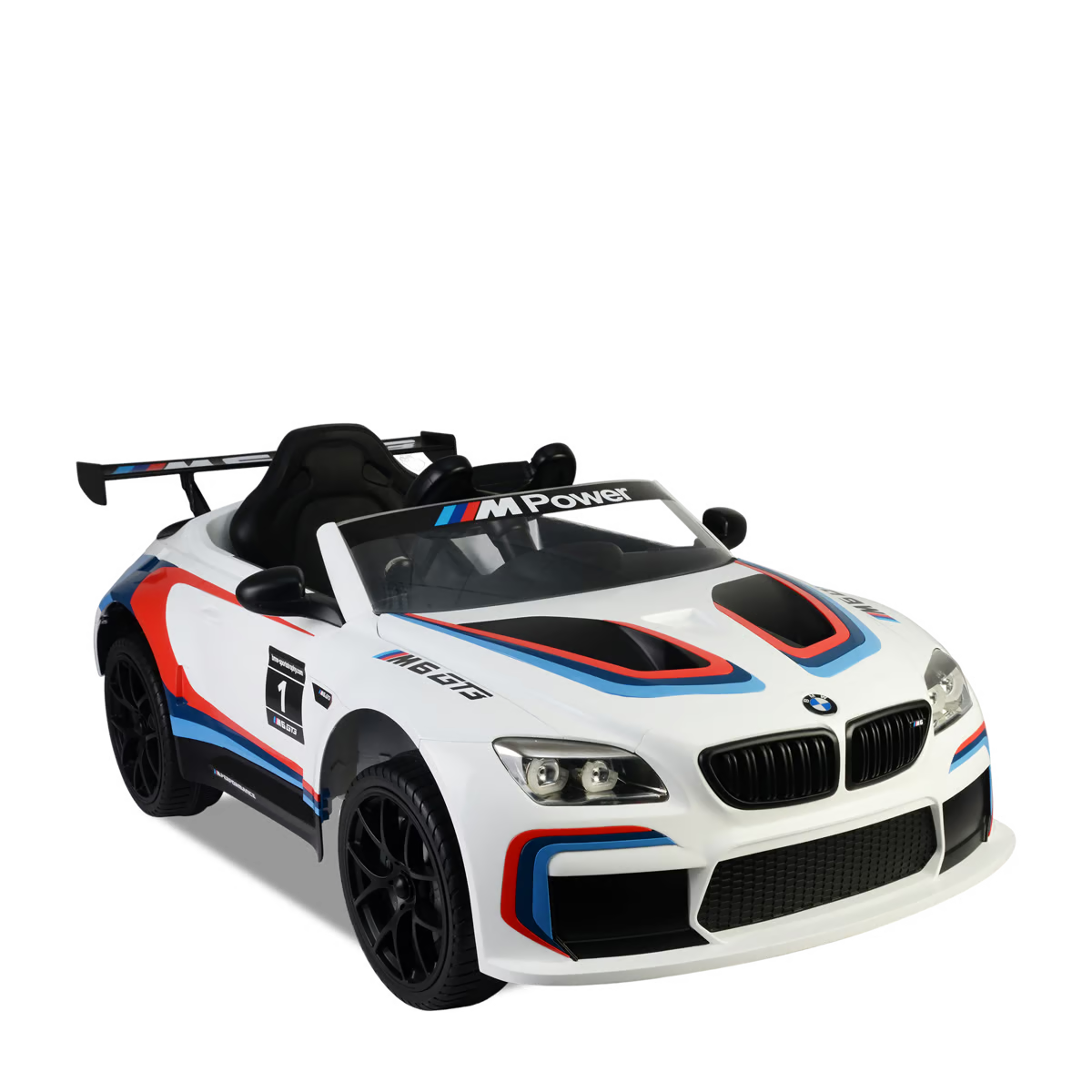 Voiture électrique enfant bmw m6 gt3 Blanc