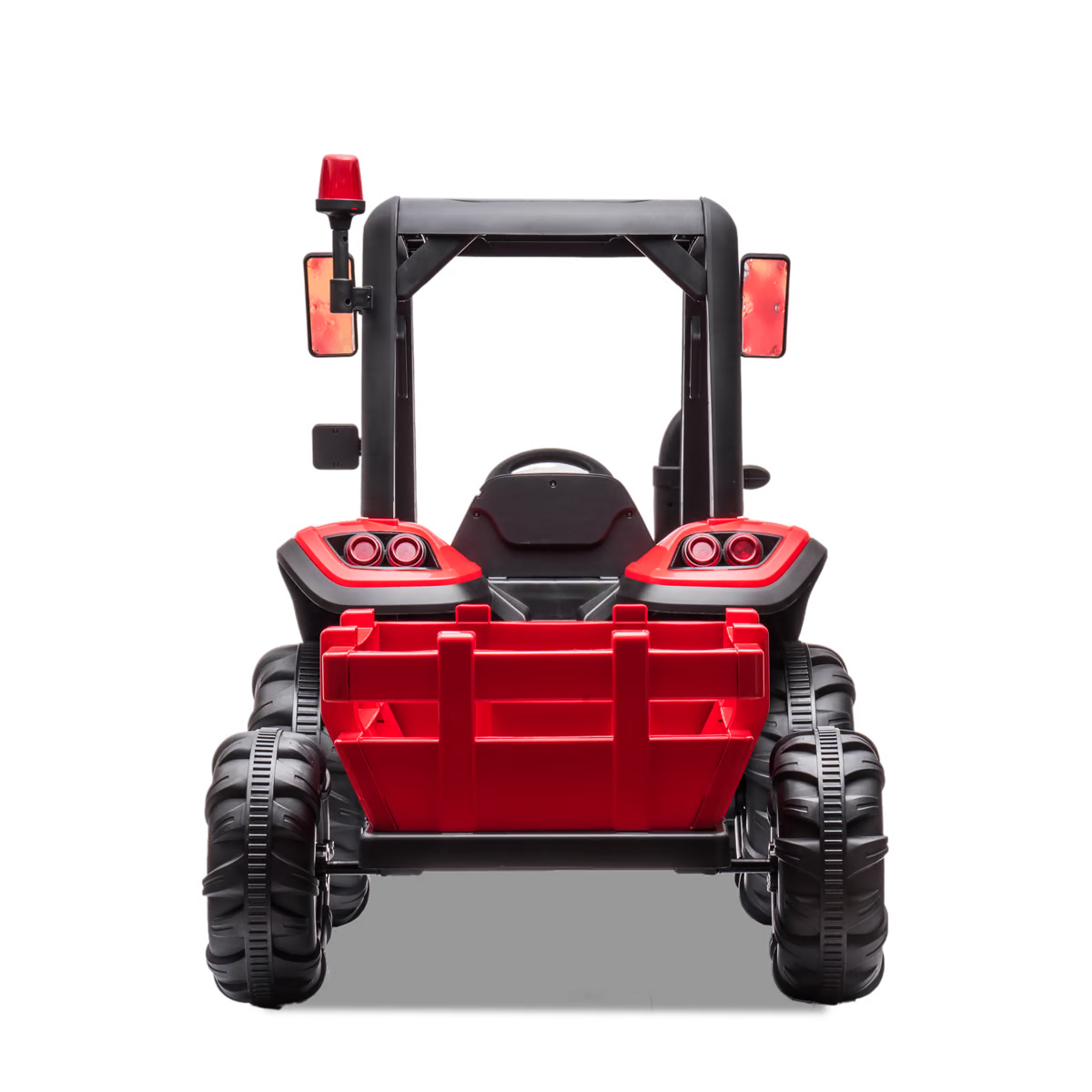 Tracteur enfant électrique agricole xl avec remorque Rouge