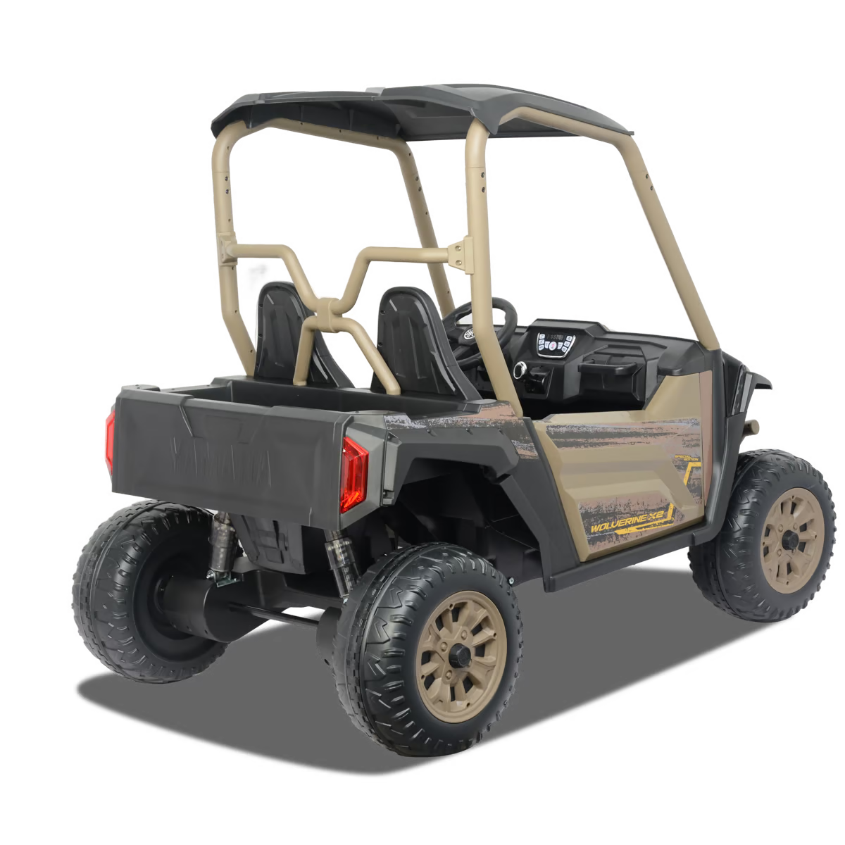 Buggy électrique enfant Yamaha Wolverine X2 Beige