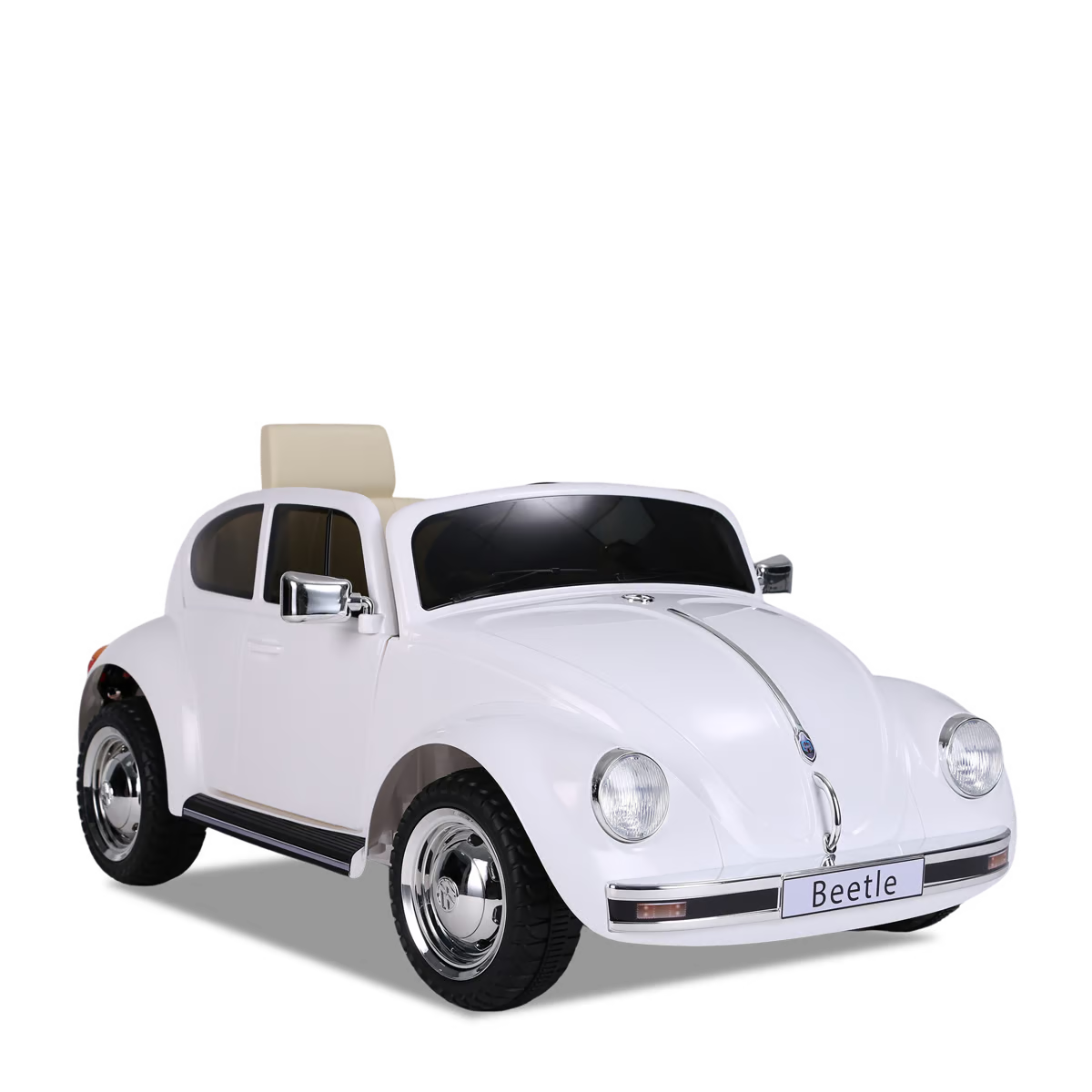 Voiture électrique enfant volkswagen coccinelle version rétro Blanc