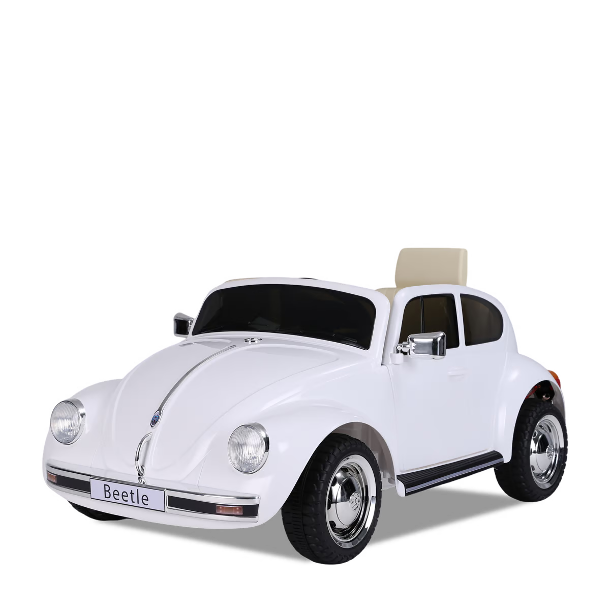 Voiture électrique enfant volkswagen coccinelle version rétro Blanc