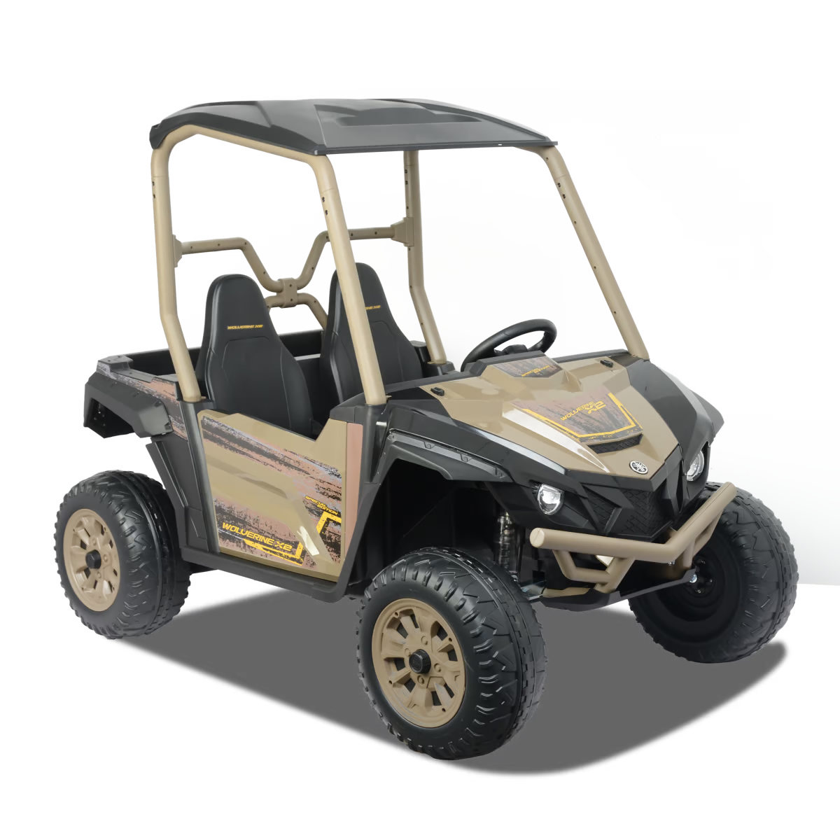 Buggy électrique enfant Yamaha Wolverine X2 Beige