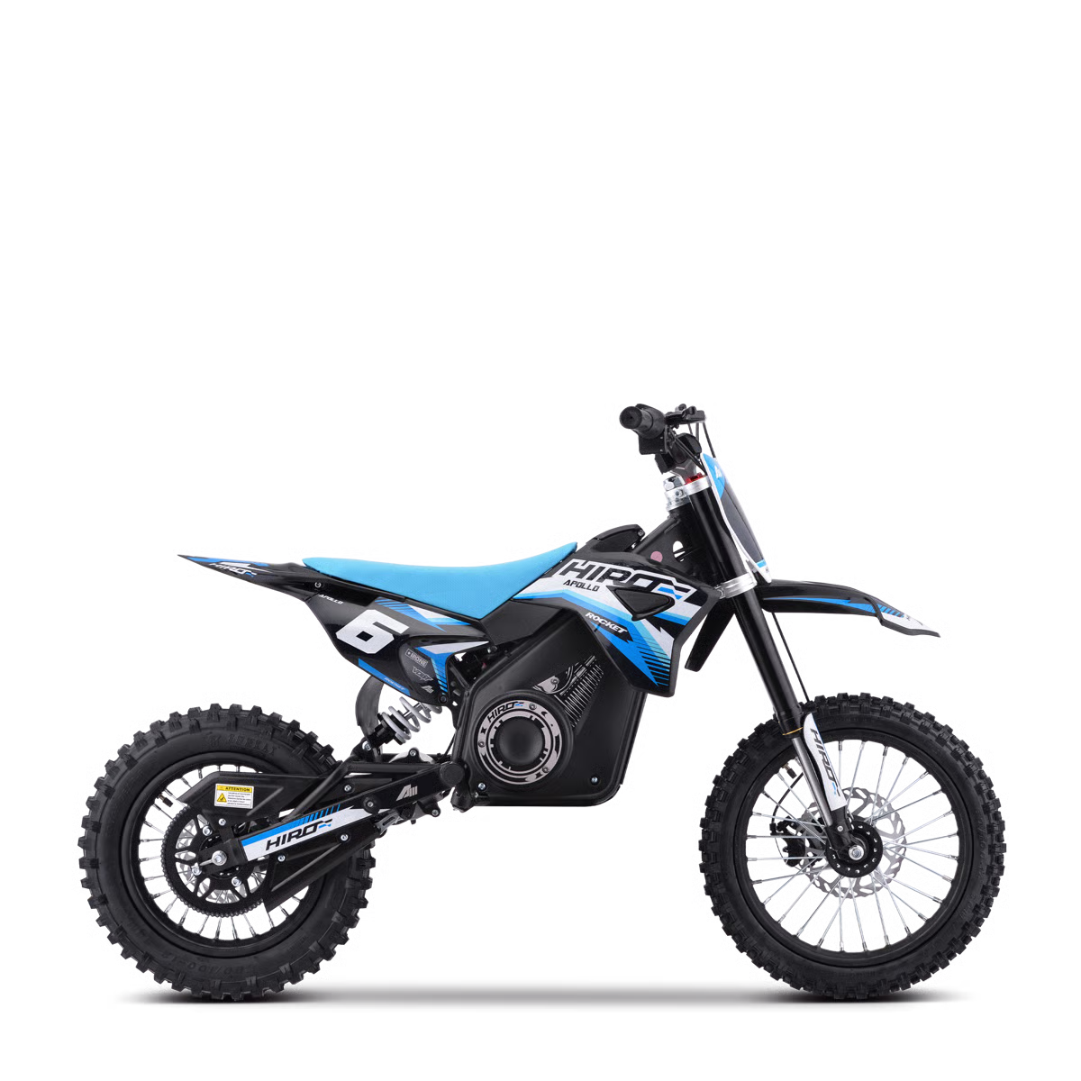 Dirt bike enfant électrique hiro rocket 1600 brushless Bleu