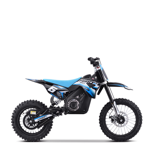 Dirt bike enfant électrique hiro rocket 1600 brushless Bleu