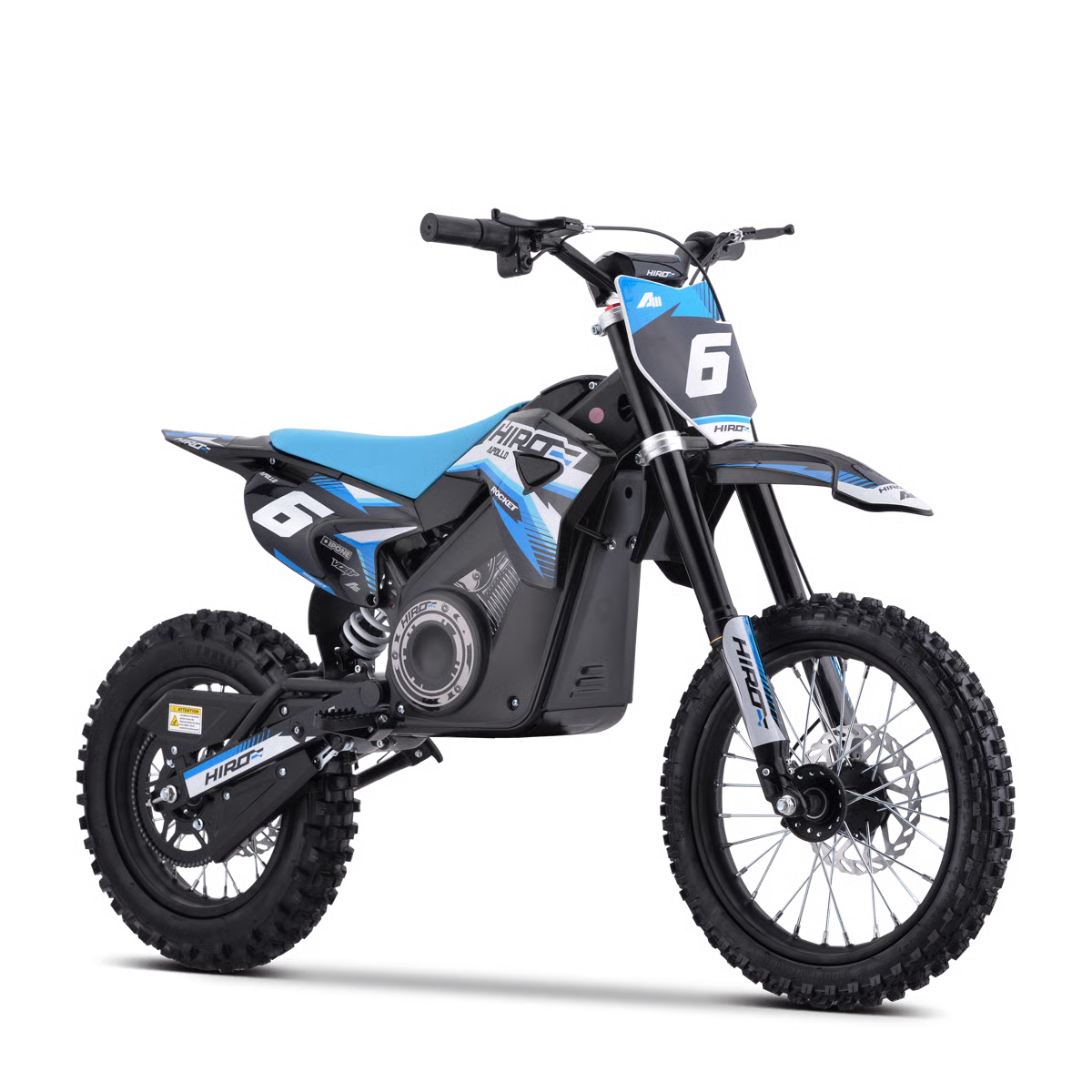 Dirt bike enfant électrique hiro rocket 1600 brushless Bleu