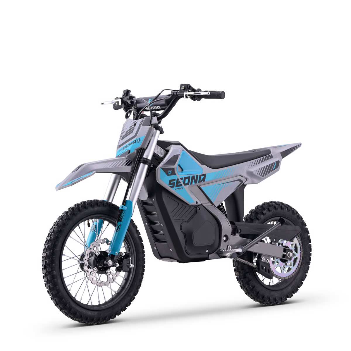 Dirt bike enfant électrique sedna attack 1200 Bleu